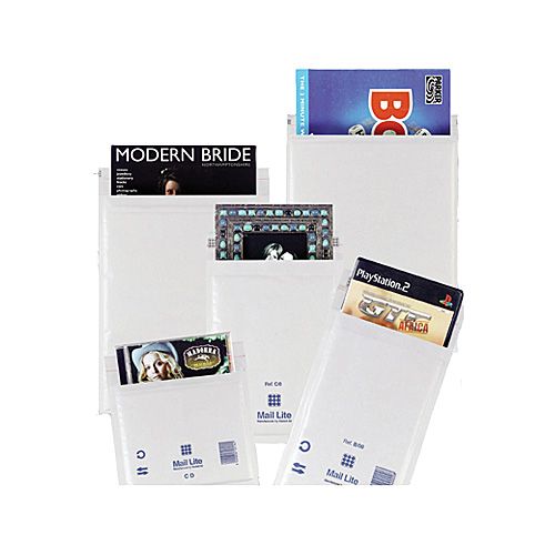 Sealed Air White Bubble Mailers L300 x W440 mm - 50 - £15.77 - Click Image to Close